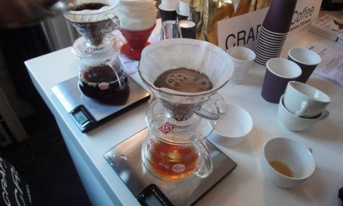 Traditional coffee making process