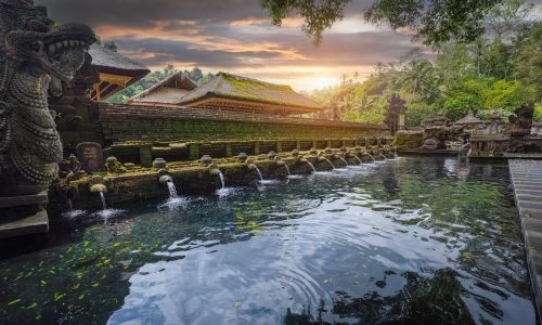 Tirtha Empul temple in Tampak, Bali, Indonesia